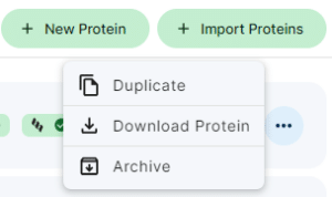 screen grab of the export to csv or fasta dialog 