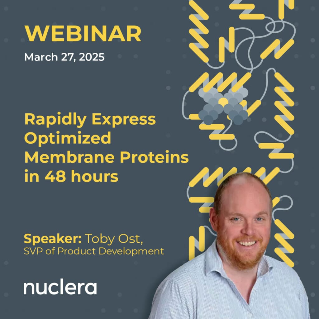 WEBINAR: Rapidly Express Optimized Membrane Proteins in 48 hours